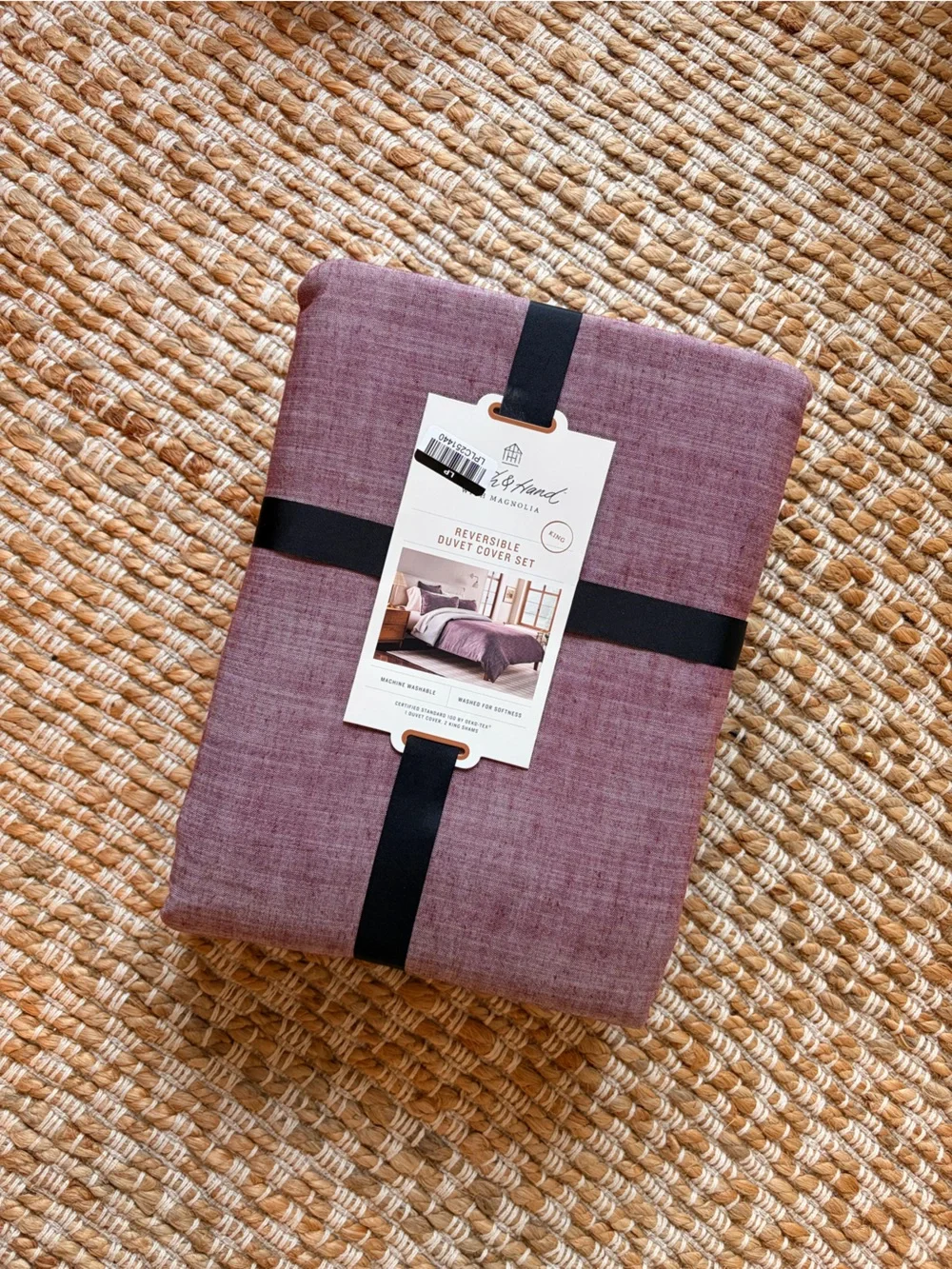 Reversible Mauve Duvet Cover Set Home Bedding. Hearth & Hand Magnolia x Target